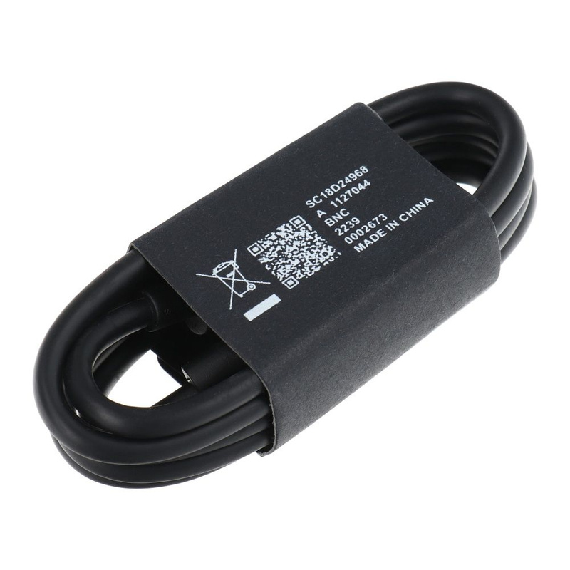 MOTOROLA oryginalny kabel Typ C do Typ C 6,5A SC18D24968 1 m czarny bulk