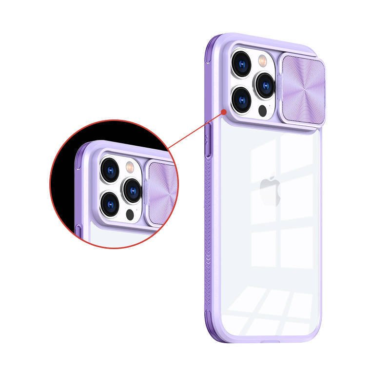 Schutzhülle IPHONE 14 PLUS MX CamSlider violett