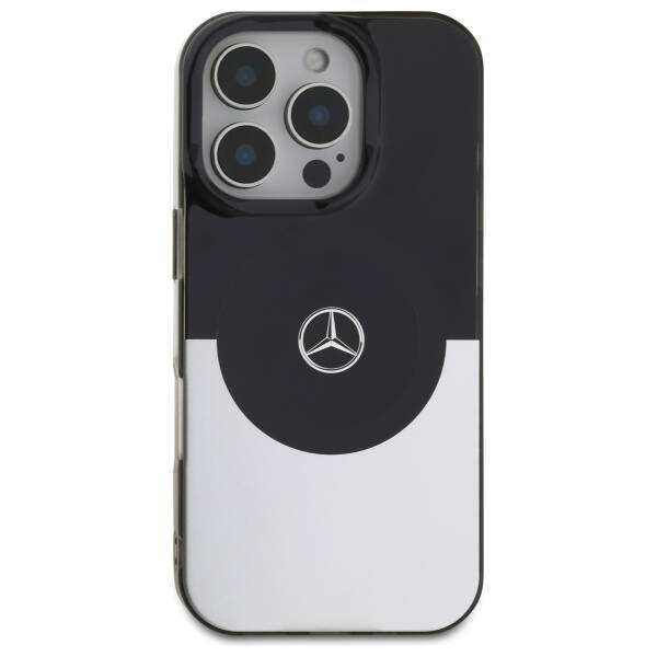 Oryginalne Etui IPHONE 16 PRO Mercedes Hardcase Double Layer BiColor MagSafe (MEHMP16L23HBIGK) czarne
