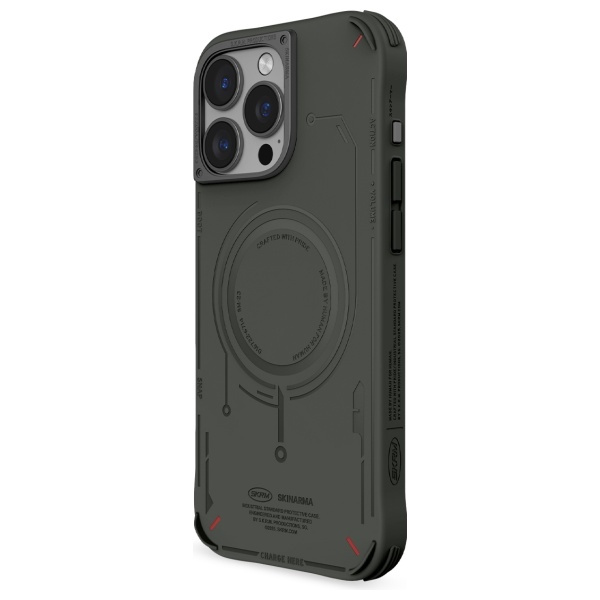 Skinarma etui Mecha iPhone 16 Pro Max 6.9" Magnetic Charging oliwkowy/olive