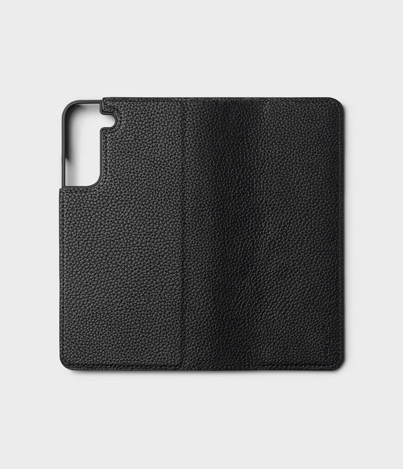 Ringke Folio Signature Flip Leather Case for Samsung Galaxy S22 + (S22 Plus) Black (FSS118R262)