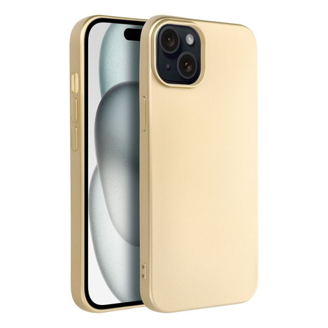 Futerał METALLIC do IPHONE 15 PLUS złoty