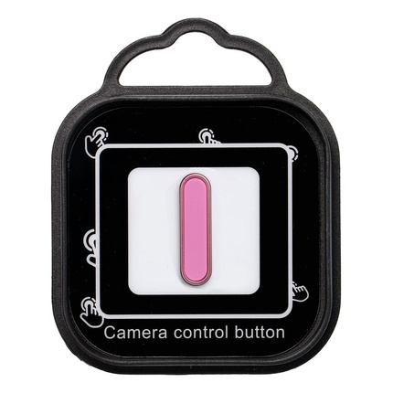 Aktywny przycisk Camera Control pasuje do futerałów z serii IPHONE 16: Drop Glue / Clear Mag Cover różowy