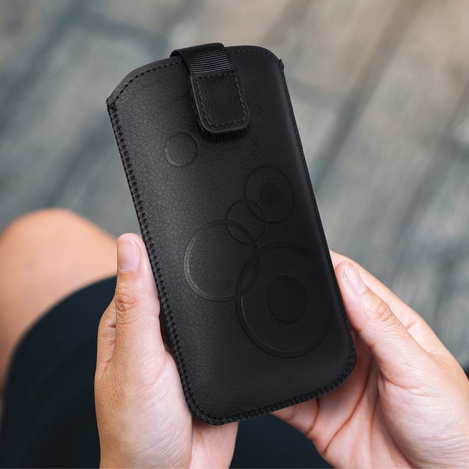 Futerał Uniwersalny Deko - do Samsung S10/Note 10/J3 2017 /Sony Xperia Z3/Z4/Z5 Huawei P30/P9/P9 Lite czarny