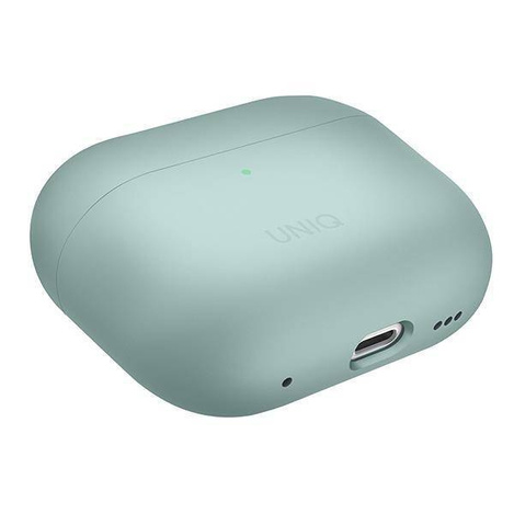 Uniq case Lino AirPods Pro 2 gen Silicone mint/mint green