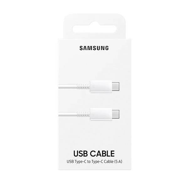 Samsung kabel przewód do szybkiego ładowania USB Typ C - USB typ C QuickCharge Power Delivery 100W 5A 1m biały (EP-DN975BWEGWW)