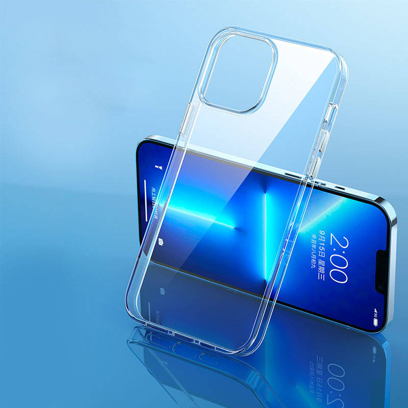 Kingxbar Elegant Series Hülle iPhone 13 Pro Max Hülle Rückseite transparent