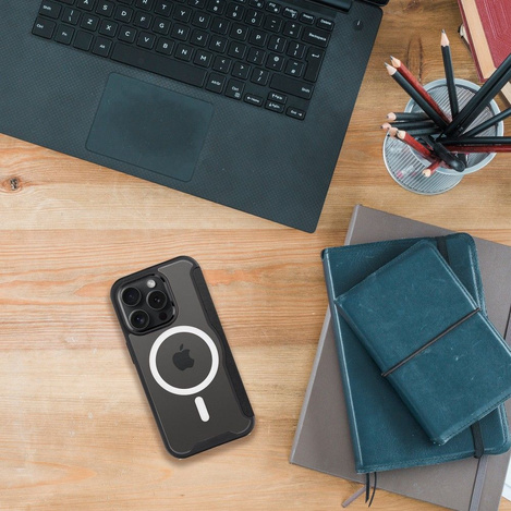 Kabura Smart Mag do IPHONE 16 PLUS kompatybilny z MagSafe czarny
