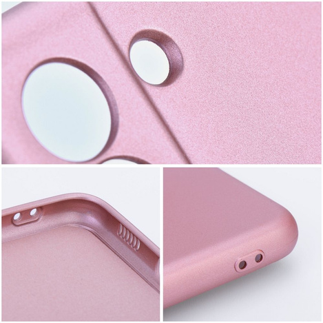 Futerał METALLIC do IPHONE 15 PRO MAX różowy