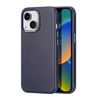 Dux Ducis Naples Hülle für iPhone 14 magnetische Lederhülle MagSafe blau