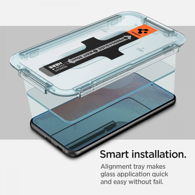 Szkło Hartowane SAMSUNG GALAXY S22 Spigen Glas.tr "EZ Fit" 2-Pack