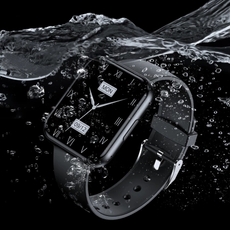 Choetech WT001 Smartwatch mit IP67-Anrufannahmefunktion – Schwarz