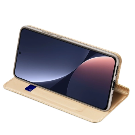 Dux Ducis Skin Pro Hülle Xiaomi 13 Flip Card Wallet Gold Ständer