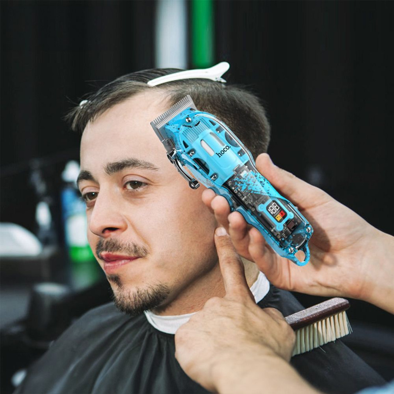 Maszynka do strzyżenia włosów Hoco DAR10 niebieska