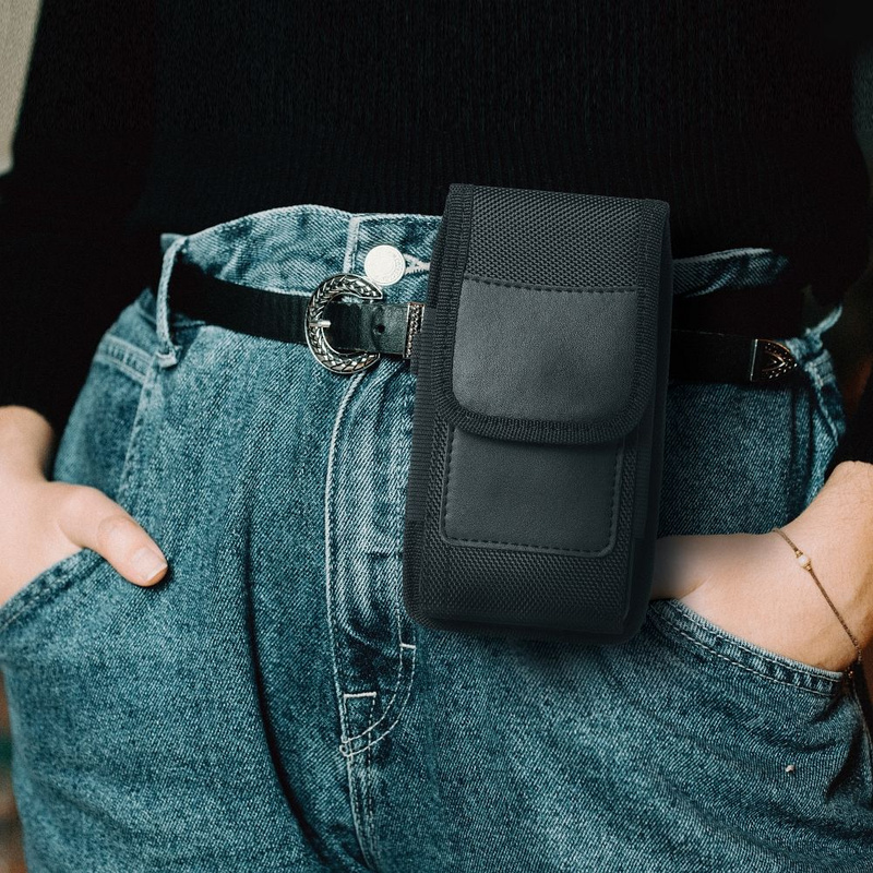 Uniwersalna Kabura PIONOWA do paska OXFORD - Model 2 - do IPHONE 6 / 7 / 8 / 12 MINI / 13 MINI / SAMSUNG A40 / S5
