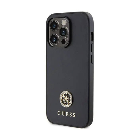 Oryginalne Etui IPHONE 13 PRO Guess 4G Strass Metal Logo (GUHCP13LPS4DGPK) czarne
