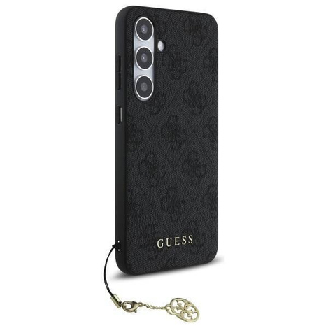 Oryginalne Etui GUESS hardcase 4G Charms Collection GUHCS24FEGF4GGR do Samsung Galaxy S24 FE szary