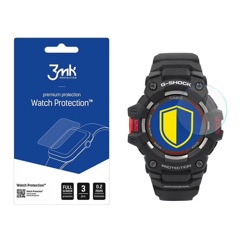 Casio G-Shock - 3mk Watch Protection™ v. FlexibleGlass Lite