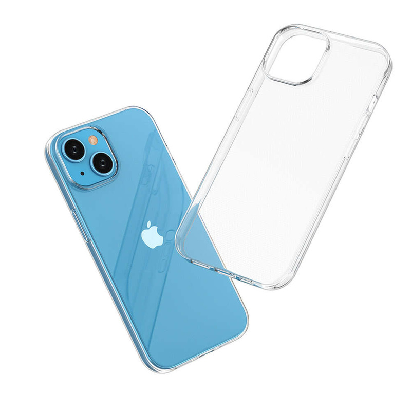 iPhone 15-Hülle aus der Ultra Clear-Serie in transparenter Farbe