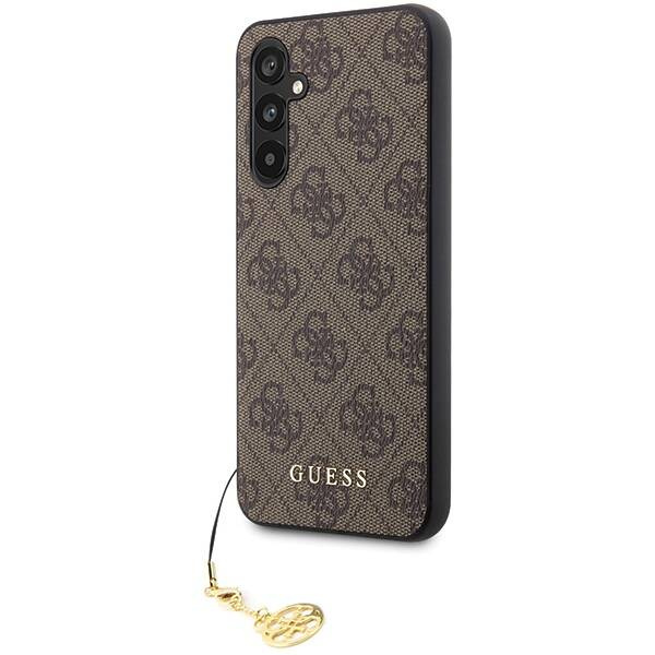 Guess nakładka do Samsung S23 FE GUHCS23FEGF4GBR GUESS HC PU 4G CHARM brązowa