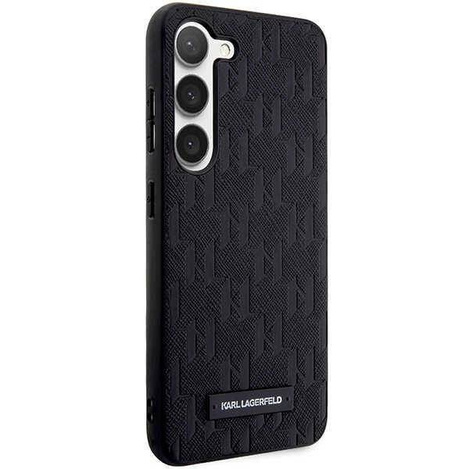 Karl Lagerfeld KLHCS23MSAKLHPK S23+ S916 hardcase black/black Saffiano Mono Metal Logo