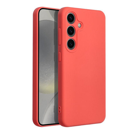 Futerał SILICONE do SAMSUNG Galaxy S24 brzoskwiniowy