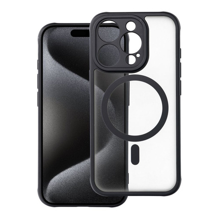 Futerał Full Matte Mag Cover kompatybilny z MagSafe do IPHONE 15 PRO czarny