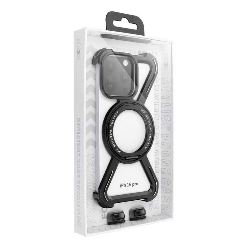 Futerał TITANIUM Escort do IPHONE 15 PRO MAX czarny