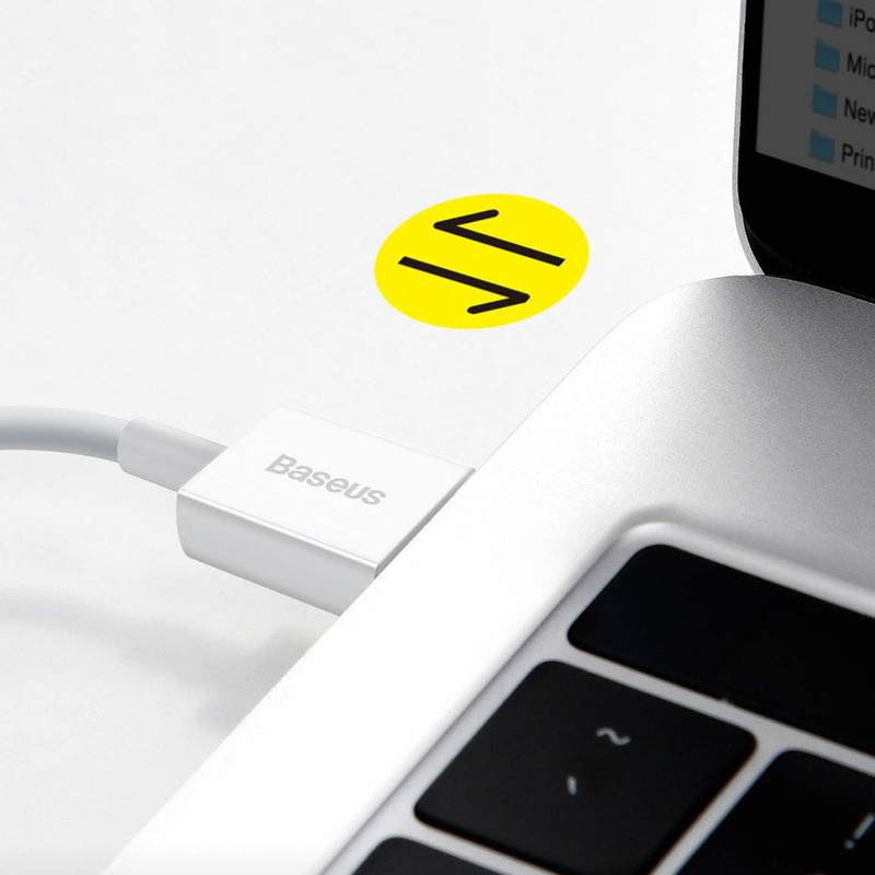 Baseus Superior kabel USB - Lightning 2,4A 2 m Niebieski (CALYS-C03)