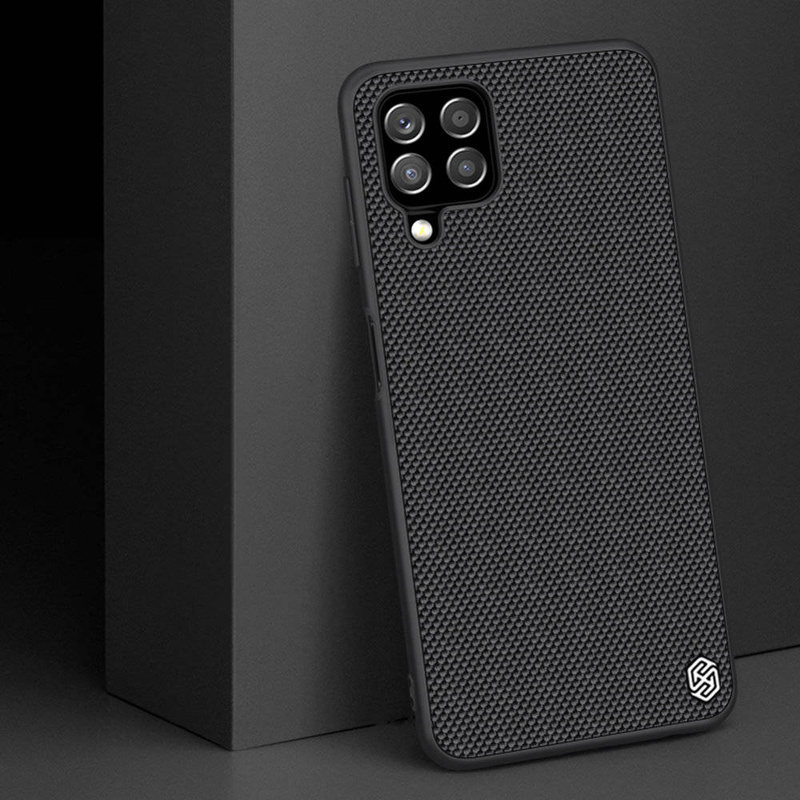 Nillkin Textured Case rugged cover with gel frame and nylon on the back Samsung Galaxy A22 4G black