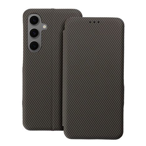 Kabura FOLIO Side Magnet kompatybilny z S-PEN do SAMSUNG S23 ULTRA brązowy
