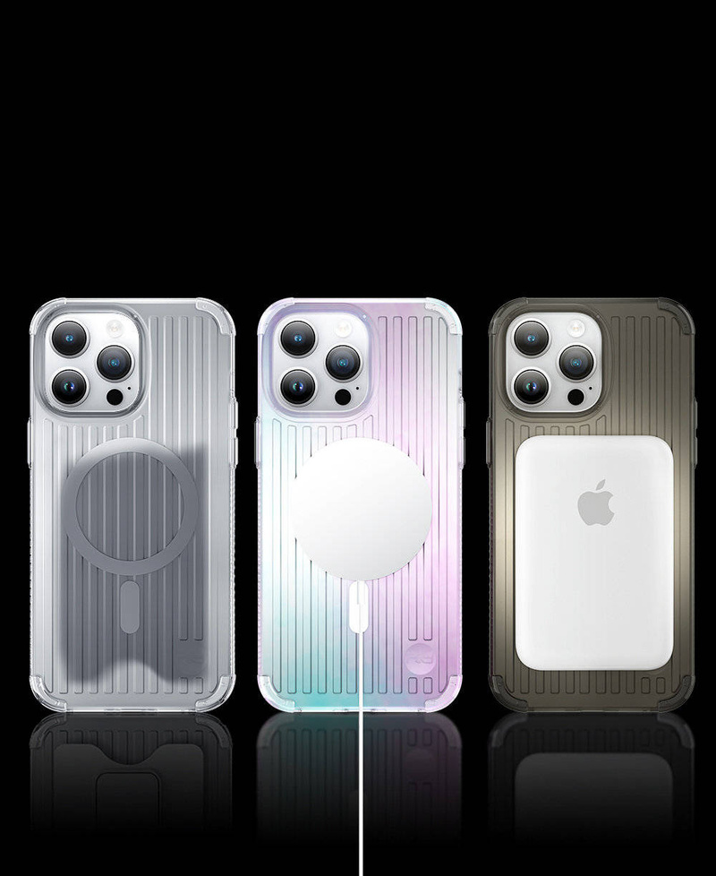 Kingxbar PQY Go Out Series Magnethülle für iPhone 14 MagSafe schwarz