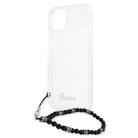 Guess nakładka do iPhone 13 6,1" GUHCP13MKPSBK przeźroczysta hard case Black Pearl