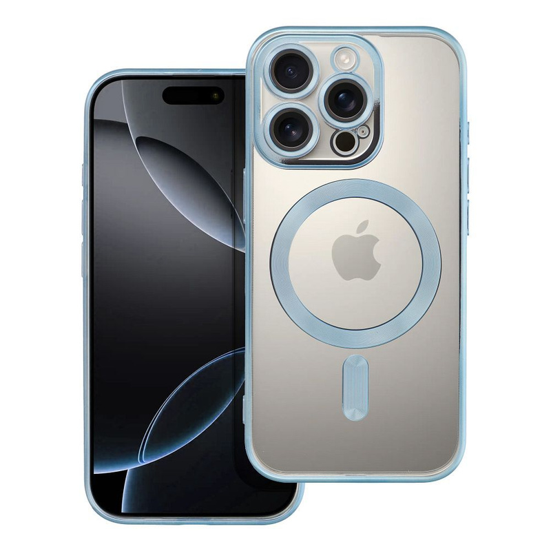 Futerał ELECTRO MAG COVER kompatybilny z MagSafe do IPHONE 16 Pro niebieski