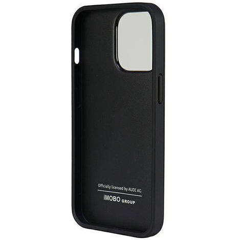 Audi Kunstleder iPhone 13 Pro / 13 6,1" schwarz/schwarz Hardcase AU-TPUPCIP13P-TT/D1-BK
