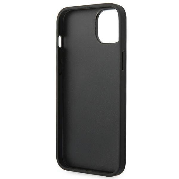 Oryginalne Etui IPHONE 14 PLUS Karl Lagerfeld Hardcase Monogram Stripe (KLHCP14MPGKLSKW) brązowe