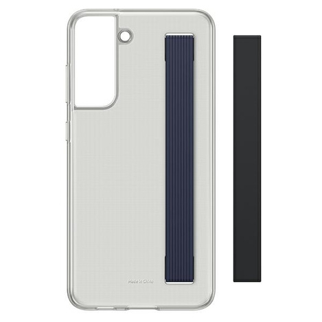 Samsung clear strap cover case cover for samsung galaxy s21 fe gray (ef-xg990cbegww)