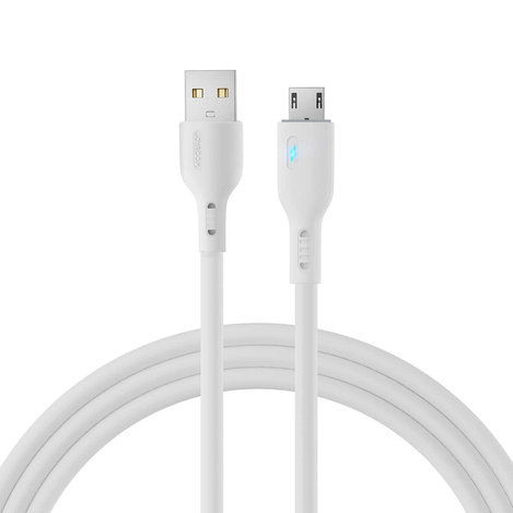 USB cable - micro USB 2.4A 2m Joyroom S-UM018A13 - white