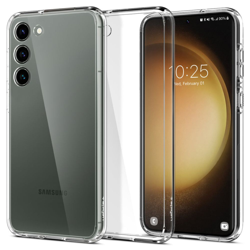 Spigen ULTRA HYBRID GALAXY S23 KRISTALLKLAR