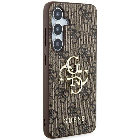 Oryginalne Etui GUESS hardcase 4G Big Metal Logo GUHCSA354GMGBR do Samsung Galaxy A35 brązowy