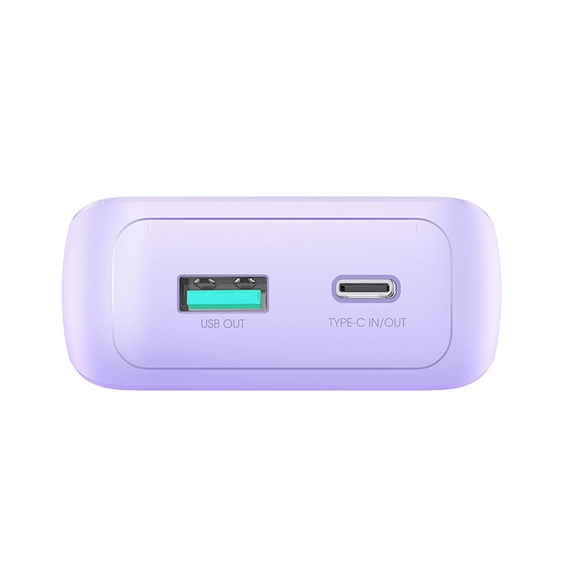 Mini powerbank Joyroom JR-PBC06 z wbudowanymi kablami USB-C / Lightning 30W 10000mAh - biały