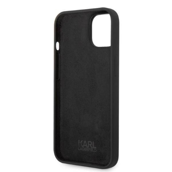 Karl Lagerfeld Silicone NFT Ikonik - Etui iPhone 14 Plus (czarny)