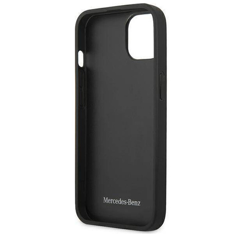 Mercedes MEHCP15MARMBK iPhone 15 Plus 6,7&quot; schwarz/schwarz Hardcase Leder Urban