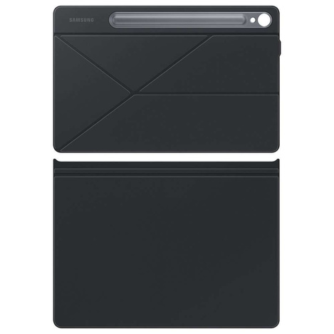 Klapphülle mit Ständer für Samsung Galaxy Tab S9 Smart Book Cover – Schwarz