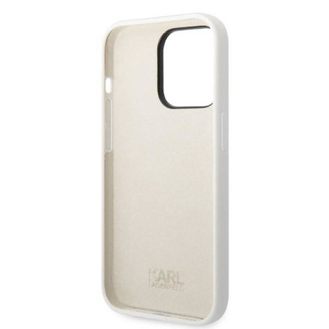 Karl Lagerfeld Silicone NFT Choupette - Etui iPhone 14 Pro Max (biały)