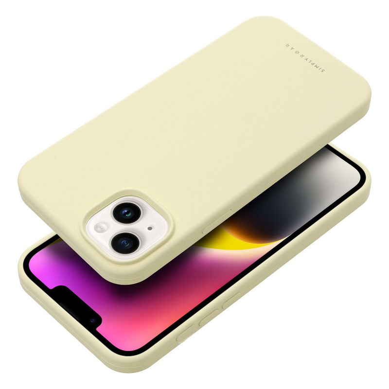 Futerał Roar Cloud-Skin - do iPhone 14 Plus Jasnożółty