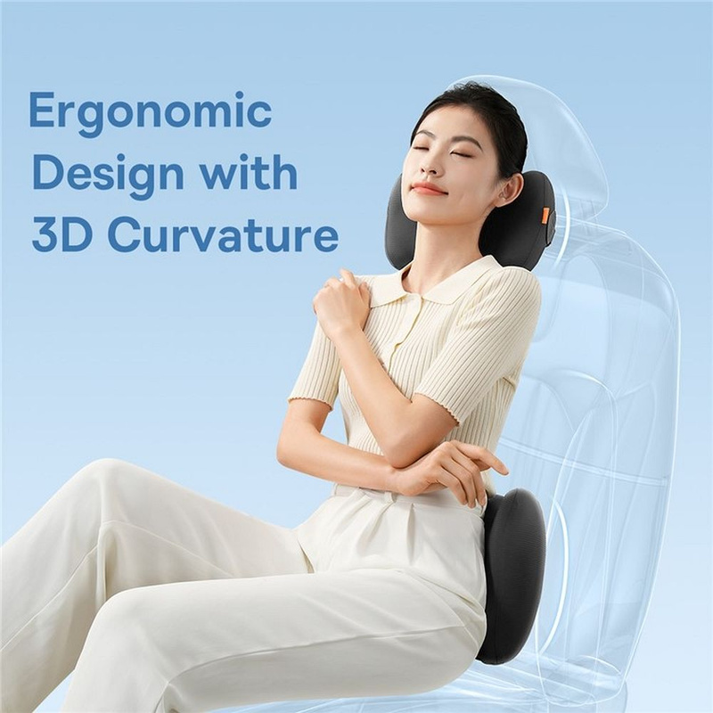 Baseus ComfortRide Auto-Kopfstützenkissen – Schwarz