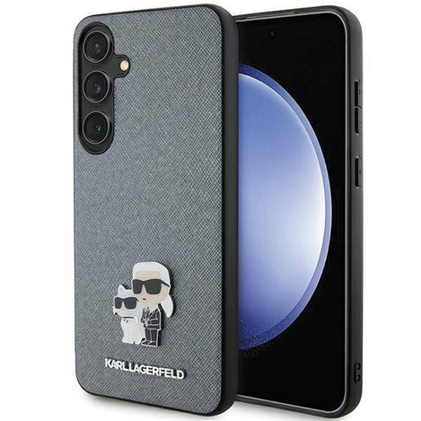 KARL LAGERFELD SAM S24 SAFFIANO KC PIN KLHCS24SPSAKCMPG GREY