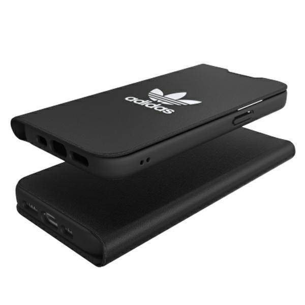 Adidas OR Booklet Case BASIC iPhone 13 6.1 &quot;schwarz und weiß / schwarz weiß 47086