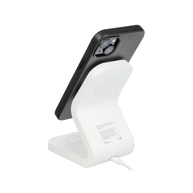 Leather Mag Cover kompatybilne z MagSafe do IPHONE 15 PLUS czarny